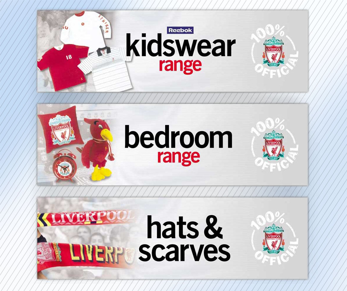Liverpool FC LFC store graphics